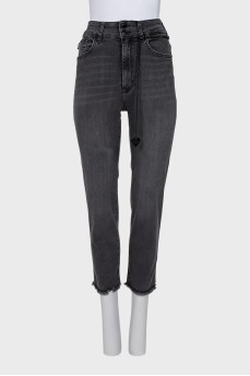 Skinny jeans with pendant