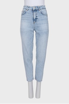 Блакитні джинси tapered fit