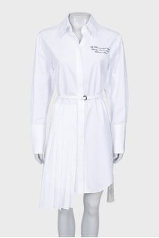 Fitted dress with signature embroidery