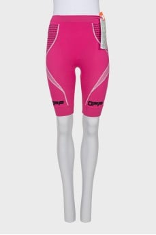 Pink cycling shorts