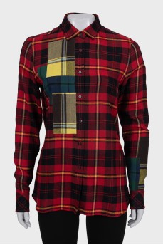 Red checkered shirt