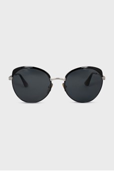 Round black sunglasses