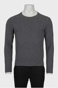 Men's gray jumper