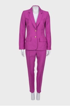 Pink pantsuit