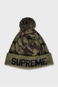 Military print hat