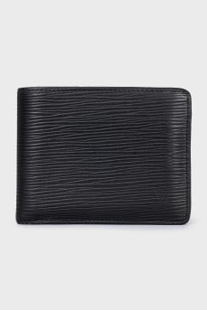 Men's wallet made of embossed leather