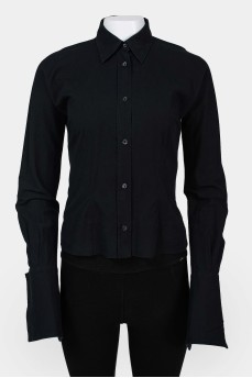 Vintage Blouse-Brush with wide cuffs