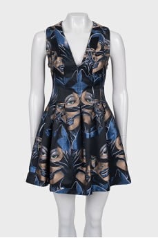Printed cocktail dress