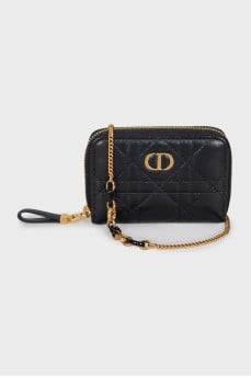 Quilted leather mini bag