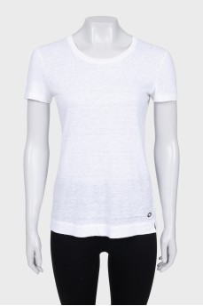 White linen T-shirt