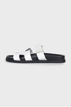 White Chypre sandals