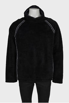 Men's anorak with a high collar
