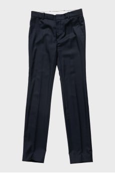 Blue classic trousers