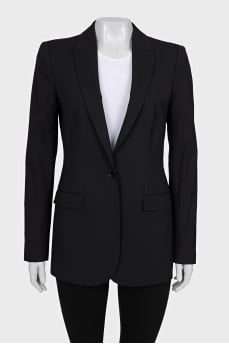 Black button-down jacket