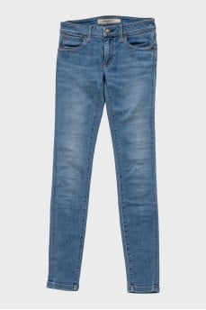 Голубі джинси skinny