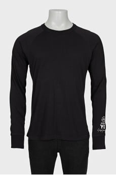 Men's black long sleeve