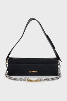 Le Ciuciu black leather bag