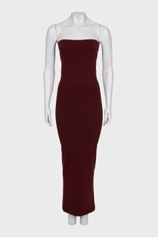 Red bodycon dress