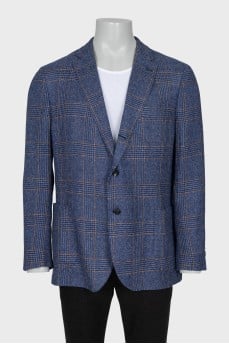 Men's straight button-down jacket