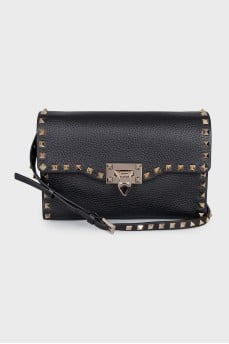 Rockstud leather bag with studs