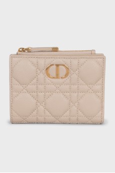 Caro Dahlia Leather Wallet
