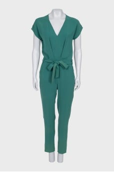 Fitted jumpsuit with trousers