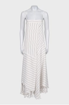 Loose-fitting striped sundress