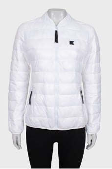 White quilted jacket