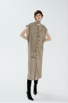 Button-down shirt dress
