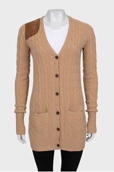 Wool and cashmere cardigan with buttons