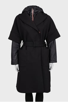 Set with a coat and windbreaker