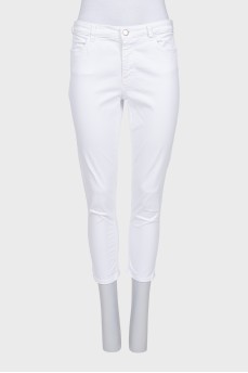 Білі джинси skinny fit