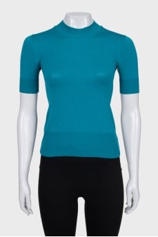Fitted wool T-shirt