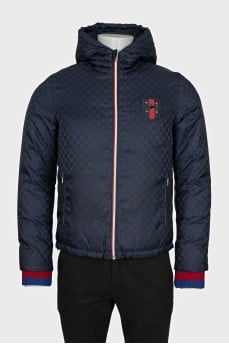 Men's jacket with a signature monogram