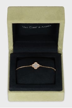 Sweet Alhambra Gold Bracelet