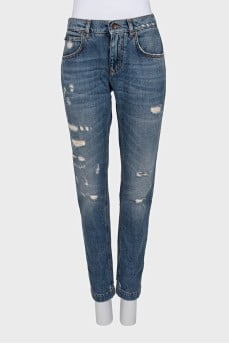 Рвані джинси boyfriend fit