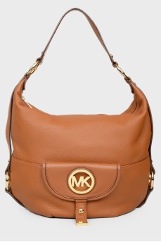 Bag on a belt with metal rings