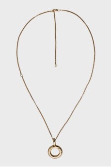 Gold plated pendant with a Big Sun pendant