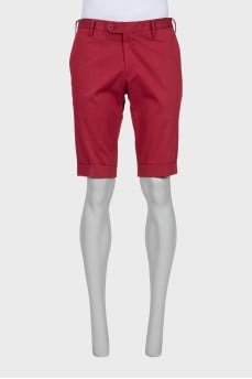 Men's red shorts