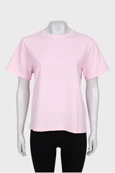 Straight pink T-shirt