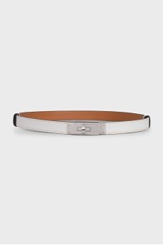 White Kelly 18 Belt