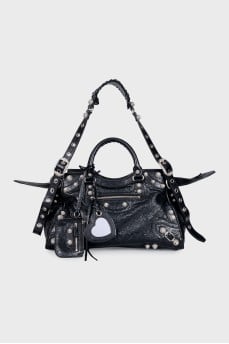 Neo Cagole City leather bag in black