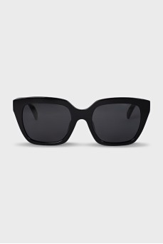 Sunglasses with white logo