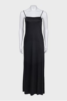 Black bodycon maxi dress