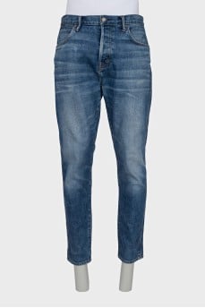 Чоловічі джинси slim fit з кишенями