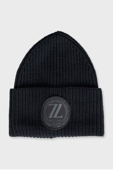 Men's knitted wool hat