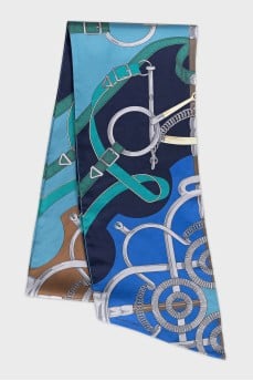 Wide silk twill