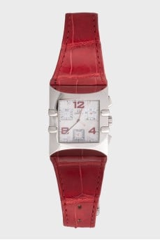 Constellation Quadra watch with a square case