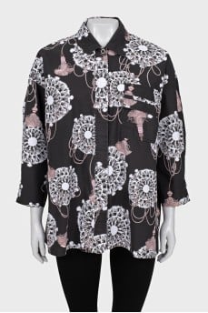 Shirt Cliquetis Aquarelle