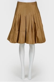Vintage skirt flared with folds